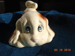 Glazed ceramic dog