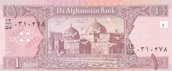 Afganisztán 1 afghani, 2002, UNC bankjegy