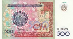 Üzbegisztán 500 szum, 1999, UNC bankjegy