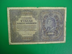Lengyelország 1000 marek 1919  Ritkább!