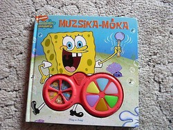 Spongyabob kockanadrág zenélő könyv, mesekönyv Muzsika móka, ajánljon!