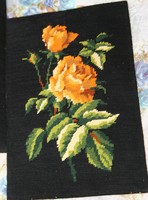 Goblein rózsa székkárpitnak vagy képnek keretbe