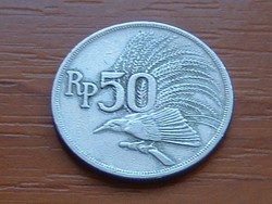 INDONÉZIA 50 RÚPIA 1971 Nagy paradicsommadár