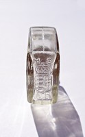 Antique Hungarian coat of arms, marked small traveling salt spray bottle