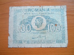 ROMÁNIA - 100 LEI 1945 MIHÁLY KIRÁLY S+ZS
