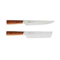 2 db Japán kés séf kés nem használt borotfa élesek 