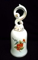 Beautiful large raven house porcelain bell, bell