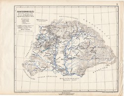 Magyarország Szent István halálakor 1038 térkép, kiadva 1913, történelmi, atlasz, Kogutowicz Manó