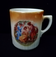 Antique mythology scene with zsolnay mug