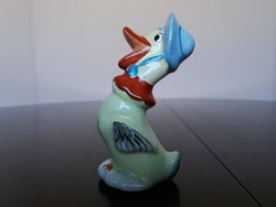 Cheerful duck mama, pottery from Bodrogkeresztúr
