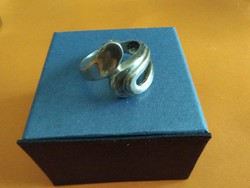 Modern ezüst gyűrű 