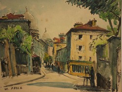 Charles Feola (1917-1994) : Mountmartre