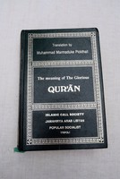 KORÁN ,  The meaning of the glorious Quran. Muhammad Marmaduke Pickthall