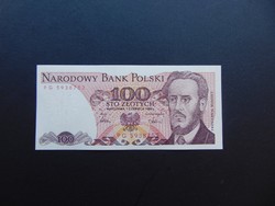 100 zloty 1986 Lengyelország Hajtatlan bankjegy 