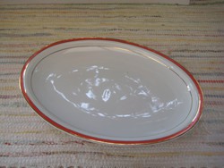 Hollóházi oval tray 37 x 26.5 cm, small damage on the lower edge, as shown in the picture...
