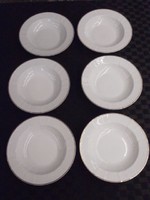 Porcelán lapos tányérok 6 db