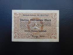 50 milliárd márka 1923 Németország  