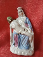 Mary with Jesus, antique porcelain relic
