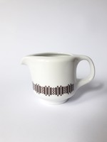 Alföldi retro porcelán geometrikus mintával - tejszínes kiöntő