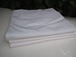 Textil - Osztrák -  NAGY - lenvászon - vastag - erős - lepedő - 235 x 140 cm  retro - szép állapot