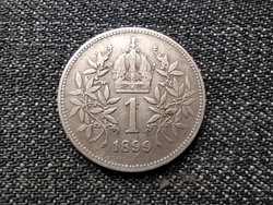 Ausztria Ferenc József Osztrák-Magyar .835 ezüst 1 Korona 1899 (id23196)	