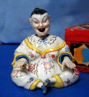 Meissen style antique fine porcelain pagoda figurine