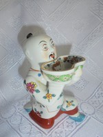 Nagyon ritka herendi porcelán kínai mandarin figura