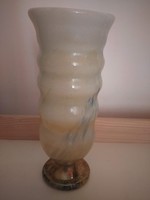 Horváth Márton irizáló váza, jelzetlen, 25 cm