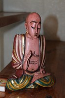 Aranyozott fából faragott Buddha szobor 21