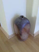 Padlóváza kerámia nehéz agyag váza bevont mázzal 20x20 cm és 45 cm magas​