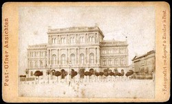 Budapest Magyar Tudományos Akadémia CDV fotó ca1875 / Zograf & Zinsler Pesten /