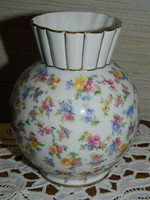 Antik Zsolnay virágos váza.