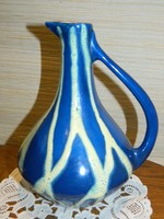 Retro kék Tófej váza