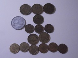 Francia érmék 16 db 
