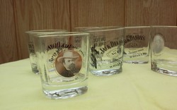 Retro Jack Daniel's 6 db-os Limited Edition whiskey-s készlet