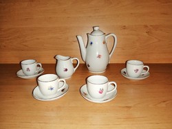 Hollóházi porcelán játék baba kávés csésze készlet 4 személyes  (z-4) 