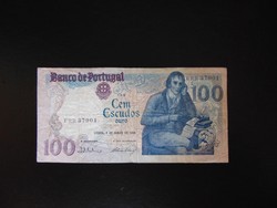 100 escudo 1985 Portugália
