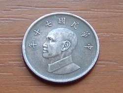 TAJVAN 1 DOLLÁR 1981 (70) Chiang Kai-shek #