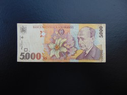 Romania 5000 lei 1998  02