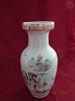 Japán porcelán váza, magassága 20 cm.