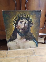 Szépen megfestett, csodálatos Jézus portré egyházi vallási s festmény realisztikus