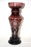 Héjalt üveg nagy méretű váza  ( DBZ 00130 )