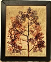 Garajszki József (1934 - ) High Tree. Genuine Leather Sculpture with Guarantee!!!