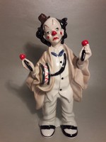 Porcelain musical clown pierrot