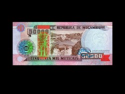UNC - 50 000 METICAIS - MOZAMBIK - 1993 !!!