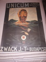 ZWACK UNICUM - Eredeti MAHIR plakát 1985 - mérete 81 x 59,4 centiméter