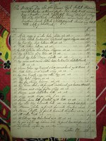 Zalakaros /1819 szeptember 26. Karosi Fájli Antal házánál ,Ingó és ingatlan becslése!