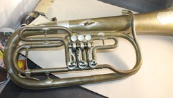 1870-ben gyártott Stowasser J tuba hangszer 856