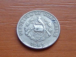 GUATEMALA 5 CENTAVOS 1965 small year Gyapotfa #