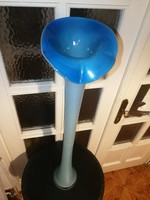 Huge, Oversized Blown Glass Vase! Excellent, Decorative, Colorful Glass Object! Could be a church vase